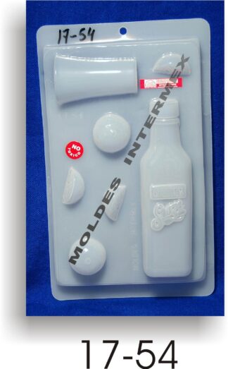 17-054 Botella Tequila Caballito Limones