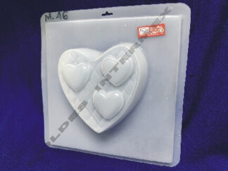 M-046 Corazon con 3 Corazoncitos 1 lts