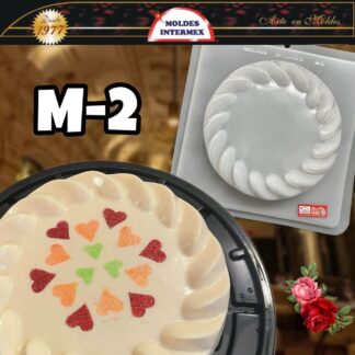 M-002 Rosca Redonda Lisa con Olanes (2.5Lts)